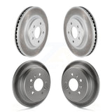 Front Rear Coated Disc Brake Rotors Kit For Chevrolet Impala Monte Carlo KG-100730