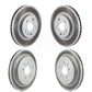 Front Rear Coated Disc Brake Rotors Kit For Cadillac CTS KG-100737