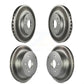 Front Rear Coated Disc Brake Rotors Kit For 2010-2017 Chevrolet Equinox GMC Terrain KG-100740