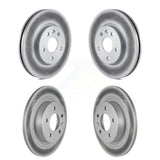 Front Rear Coated Disc Brake Rotors Kit For 2013 Chevrolet Cruze With 292mm Diameter Rotor KG-100744
