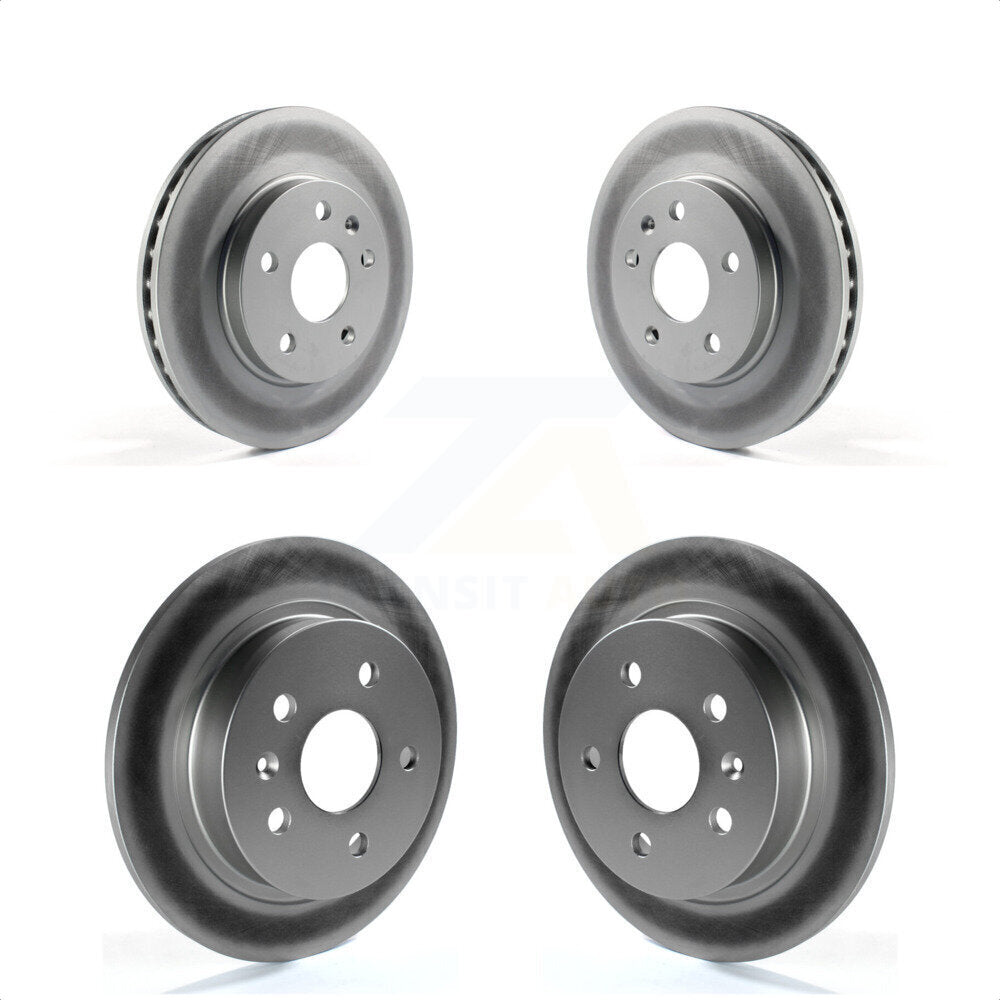Front Rear Coated Disc Brake Rotors Kit For Chevrolet Malibu Limited KG-100746