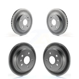 Front Rear Coated Disc Brake Rotors Kit For Chevrolet Malibu Limited KG-100746