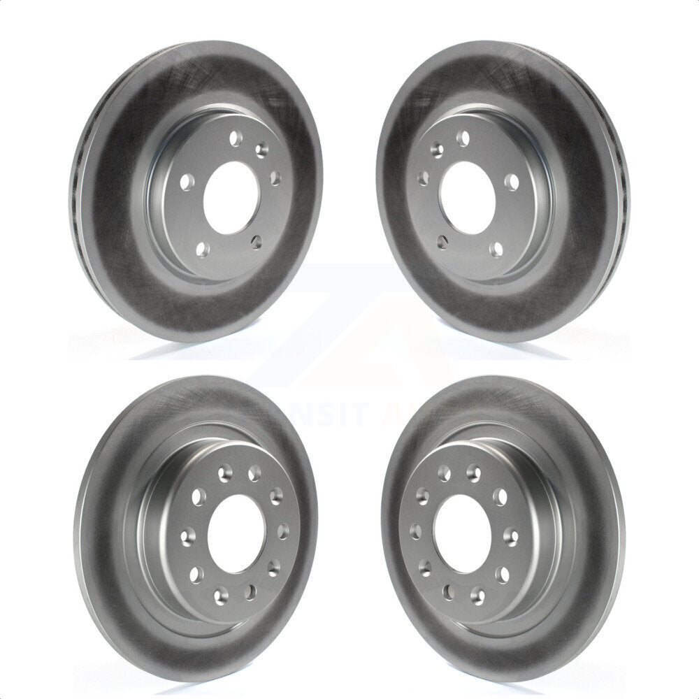 Front Rear Coated Disc Brake Rotors Kit For Chevrolet Equinox Malibu GMC Terrain Buick LaCrosse KG-100751