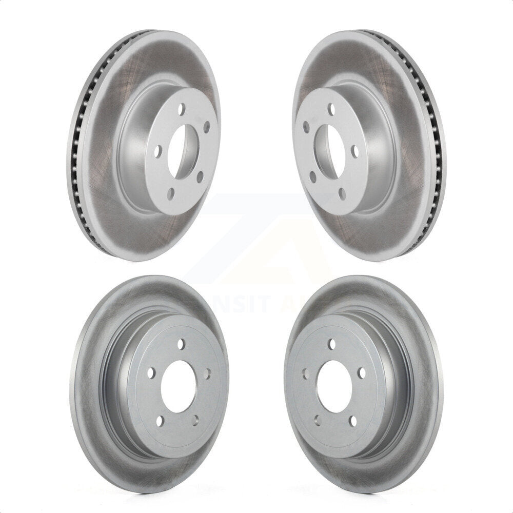 Front Rear Coated Disc Brake Rotors Kit For Ford Explorer Sport Trac 4WD KG-100766