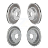 Front Rear Coated Disc Brake Rotors Kit For Ford Explorer Sport Trac 4WD KG-100766