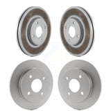 Front Rear Coated Disc Brake Rotors Kit For 2005-2007 Ford Focus rear brakes KG-100781