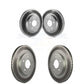 Front Rear Coated Disc Brake Rotors Kit For Ford Mustang KG-100782