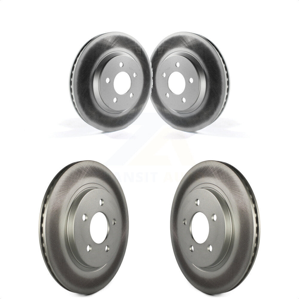 Front Rear Coated Disc Brake Rotors Kit For Ford Mustang KG-100782