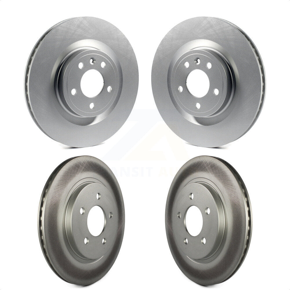 Front Rear Coated Disc Brake Rotors Kit For Ford Mustang KG-100799