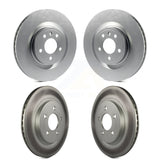 Front Rear Coated Disc Brake Rotors Kit For Ford Mustang KG-100799