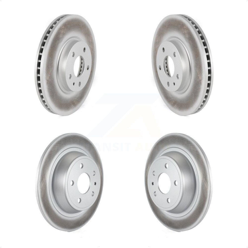 Front Rear Coated Disc Brake Rotors Kit For Ford Fusion Lincoln MKZ KG-100805