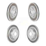 Front Rear Coated Disc Brake Rotors Kit For Ford Fusion Lincoln MKZ KG-100805