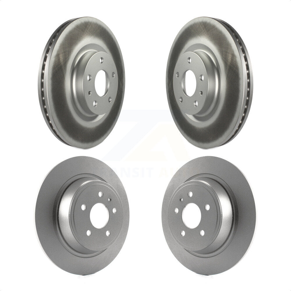 Front Rear Coated Disc Brake Rotors Kit For Ford Fusion Lincoln MKZ KG-100806