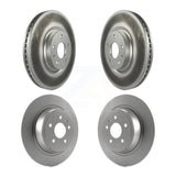 Front Rear Coated Disc Brake Rotors Kit For Ford Fusion Lincoln MKZ KG-100806