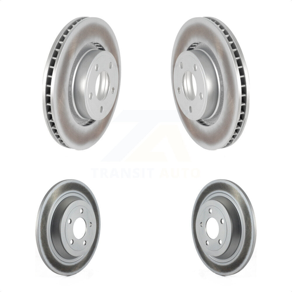Front Rear Coated Disc Brake Rotors Kit For Ford Mustang KG-100811