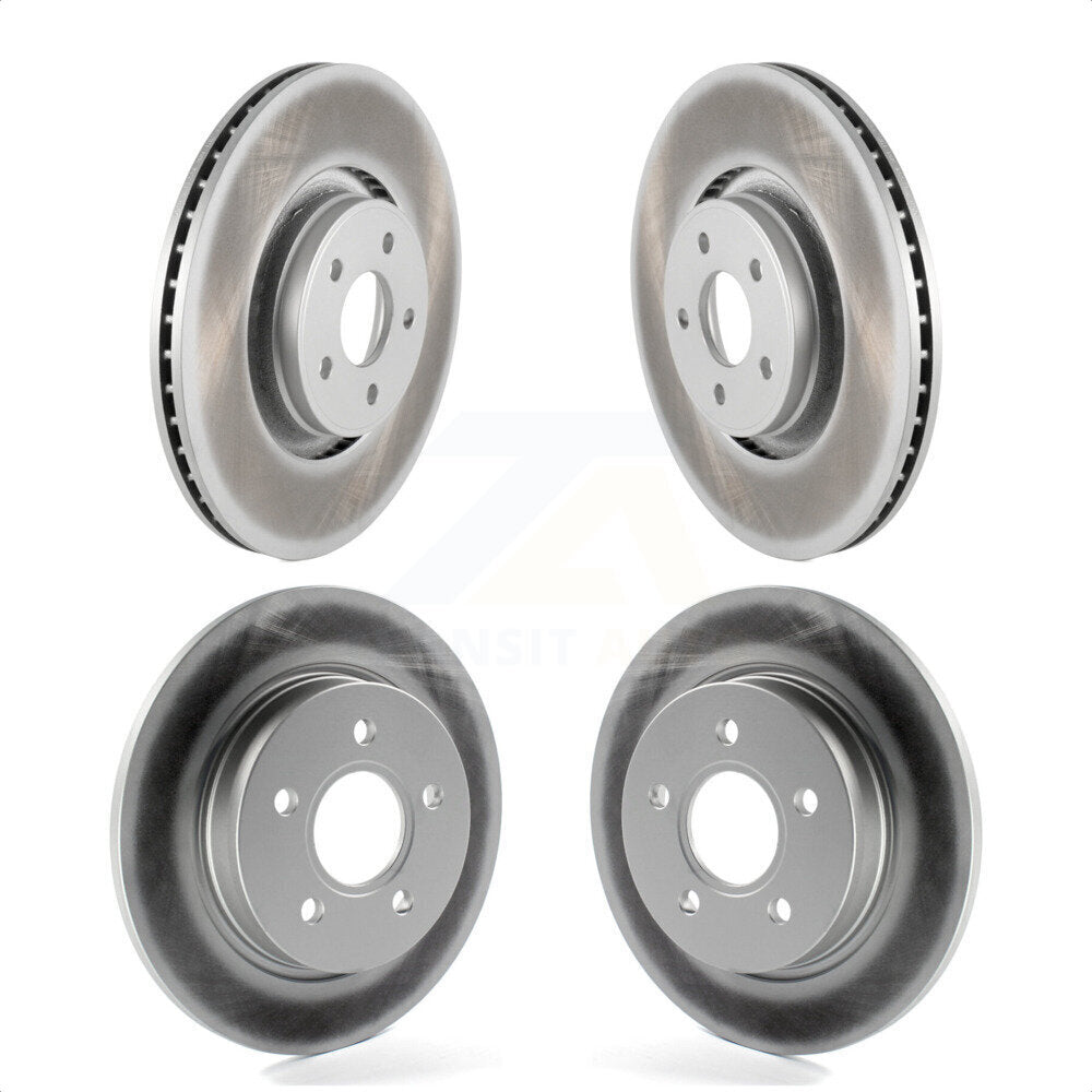 Front Rear Coated Disc Brake Rotors Kit For Ford Focus ST KG-100814