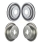 Front Rear Coated Disc Brake Rotors Kit For Mitsubishi Galant KG-100822