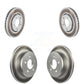 Front Rear Coated Disc Brake Rotors Kit For Dodge Chrysler Town & Country Grand Caravan Voyager KG-100826
