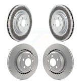 Front Rear Coated Disc Brake Rotors Kit For Dodge Charger Chrysler 300 Challenger Magnum KG-100837