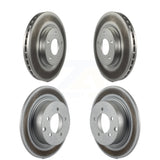 Front Rear Coated Disc Brake Rotors Kit For Jeep Patriot Compass Chrysler Dodge Avenger Mitsubishi Sebring Lancer 200 Outlander Sport RVR KG-100841