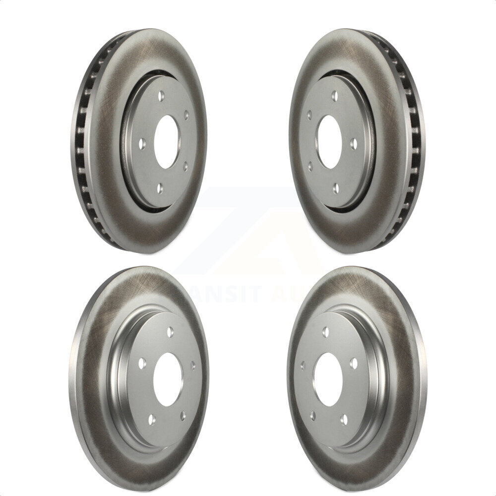 Front Rear Coated Disc Brake Rotors Kit For Dodge Grand Caravan Chrysler Town & Country Journey Volkswagen Routan Ram C/V KG-100848