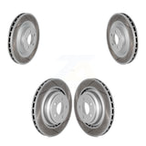 Front Rear Coated Disc Brake Rotors Kit For Dodge Charger Chrysler 300 Challenger Magnum KG-100850