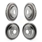 Front Rear Coated Disc Brake Rotors Kit For Dodge Durango KG-100853