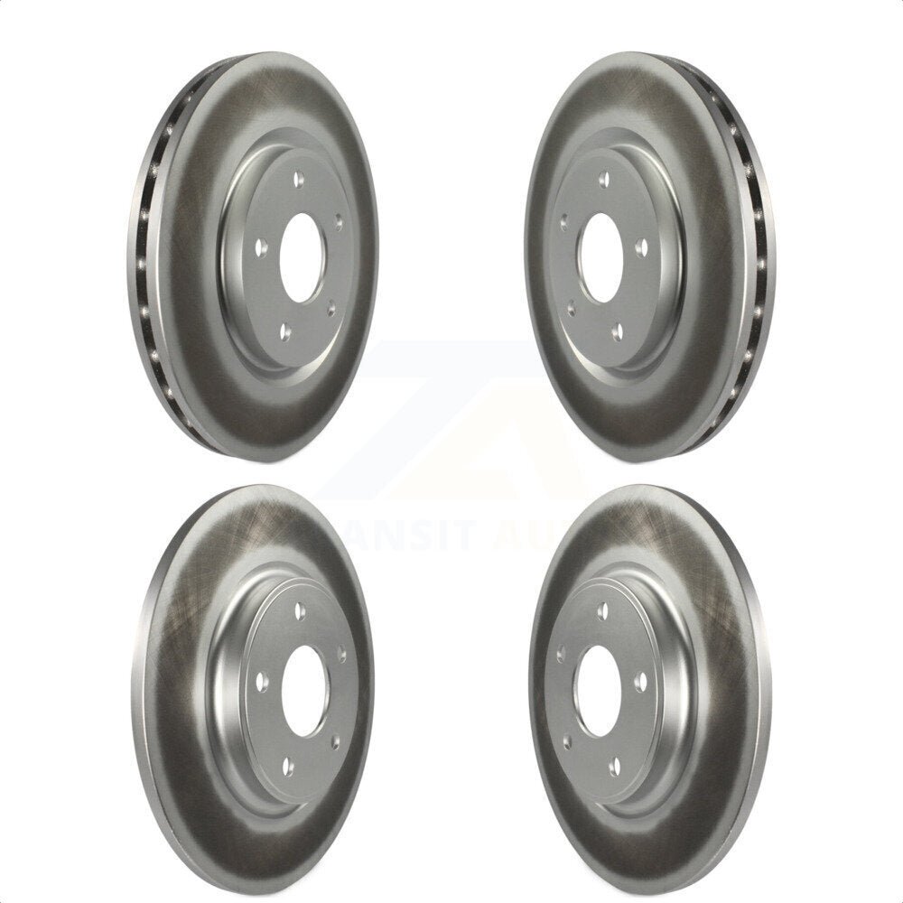Front Rear Coated Disc Brake Rotors Kit For Dodge Grand Caravan Journey Chrysler Town & Country Ram C/V Volkswagen Routan KG-100856