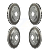 Front Rear Coated Disc Brake Rotors Kit For Dodge Grand Caravan Journey Chrysler Town & Country Ram C/V Volkswagen Routan KG-100856