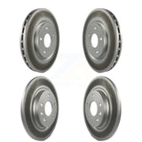 Front Rear Coated Disc Brake Rotors Kit For Chrysler Pacifica Voyager Grand Caravan KG-100857