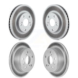 Front Rear Coated Disc Brake Rotors Kit For Toyota Camry Lexus ES300 Solara KG-100866