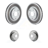 Front Rear Coated Disc Brake Rotors Kit For Toyota Camry KG-100867