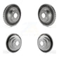 Front Rear Coated Disc Brake Rotors Kit For Subaru Legacy Outback KG-100876