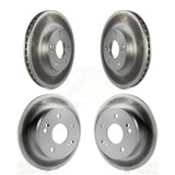 Front Rear Coated Disc Brake Rotors Kit For 1998-2002 Honda Accord 3.0L KG-100881