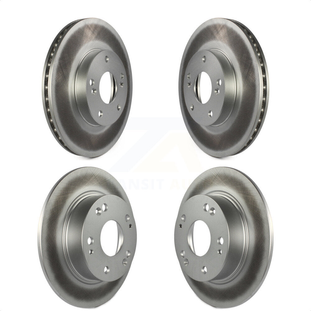 Front Rear Coated Disc Brake Rotors Kit For Honda Accord KG-100882