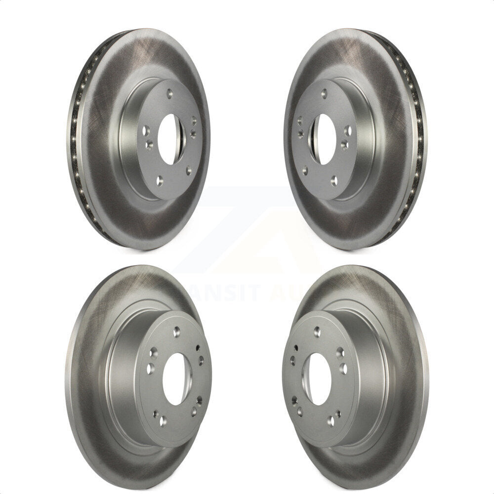 Front Rear Coated Disc Brake Rotors Kit For Honda Accord KG-100885