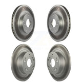Front Rear Coated Disc Brake Rotors Kit For Honda Accord KG-100885