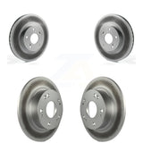 Front Rear Coated Disc Brake Rotors Kit For Honda Accord Acura TSX KG-100893