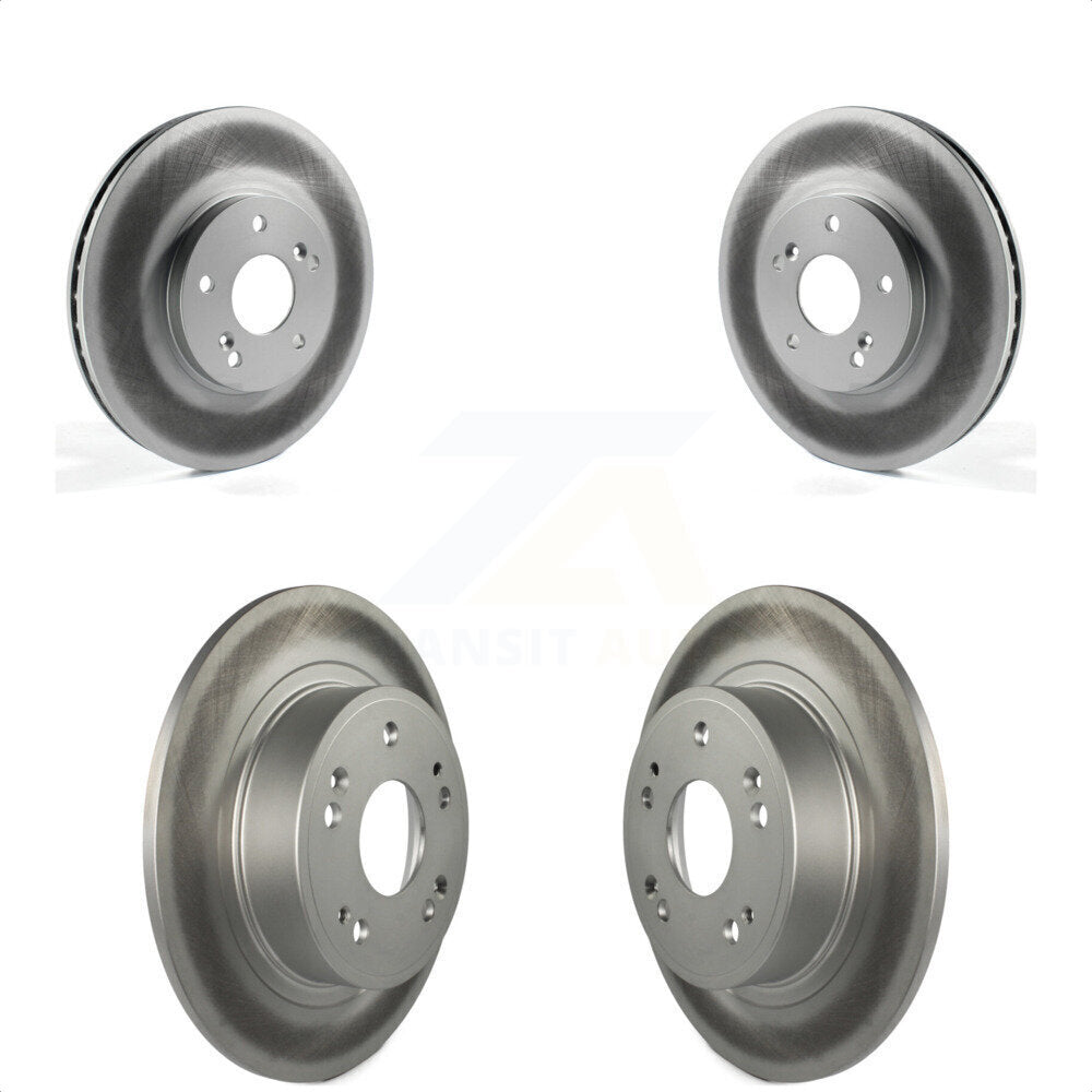 Front Rear Coated Disc Brake Rotors Kit For Honda Accord Acura TSX KG-100895