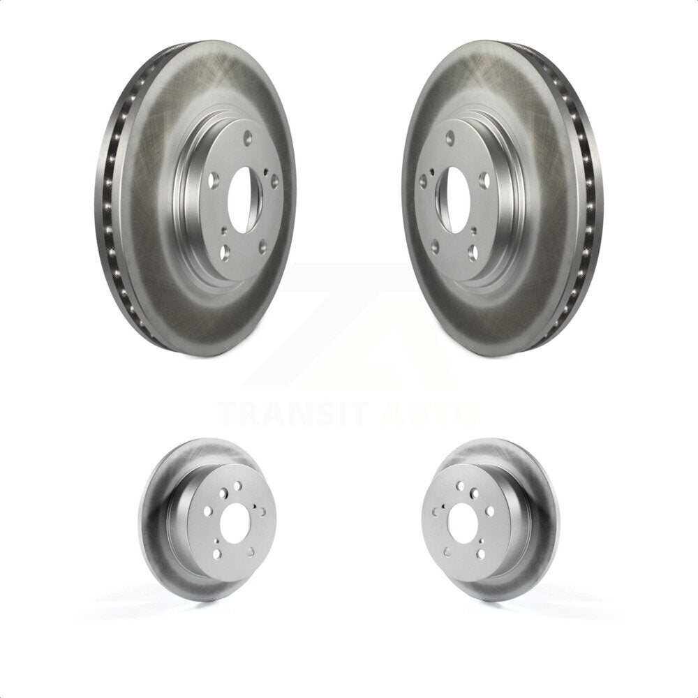 Front Rear Coated Disc Brake Rotors Kit For Toyota Camry Lexus ES330 KG-100898