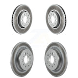 Front Rear Coated Disc Brake Rotors Kit For Volvo S60 V70 XC70 S80 KG-100908