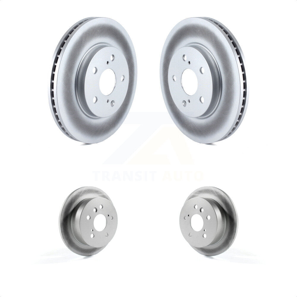 Front Rear Coated Disc Brake Rotors Kit For Toyota Camry Avalon Solara Lexus ES300 KG-100917