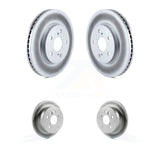 Front Rear Coated Disc Brake Rotors Kit For Toyota Camry Avalon Solara Lexus ES300 KG-100917