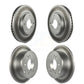 Front Rear Coated Disc Brake Rotors Kit For 2012-2013 Kia Soul KG-100923