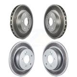 Front Rear Coated Disc Brake Rotors Kit For Mercedes-Benz C230 C240 SLK230 C280 KG-100930