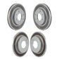 Front Rear Coated Disc Brake Rotors Kit For Hyundai Elantra KG-100931