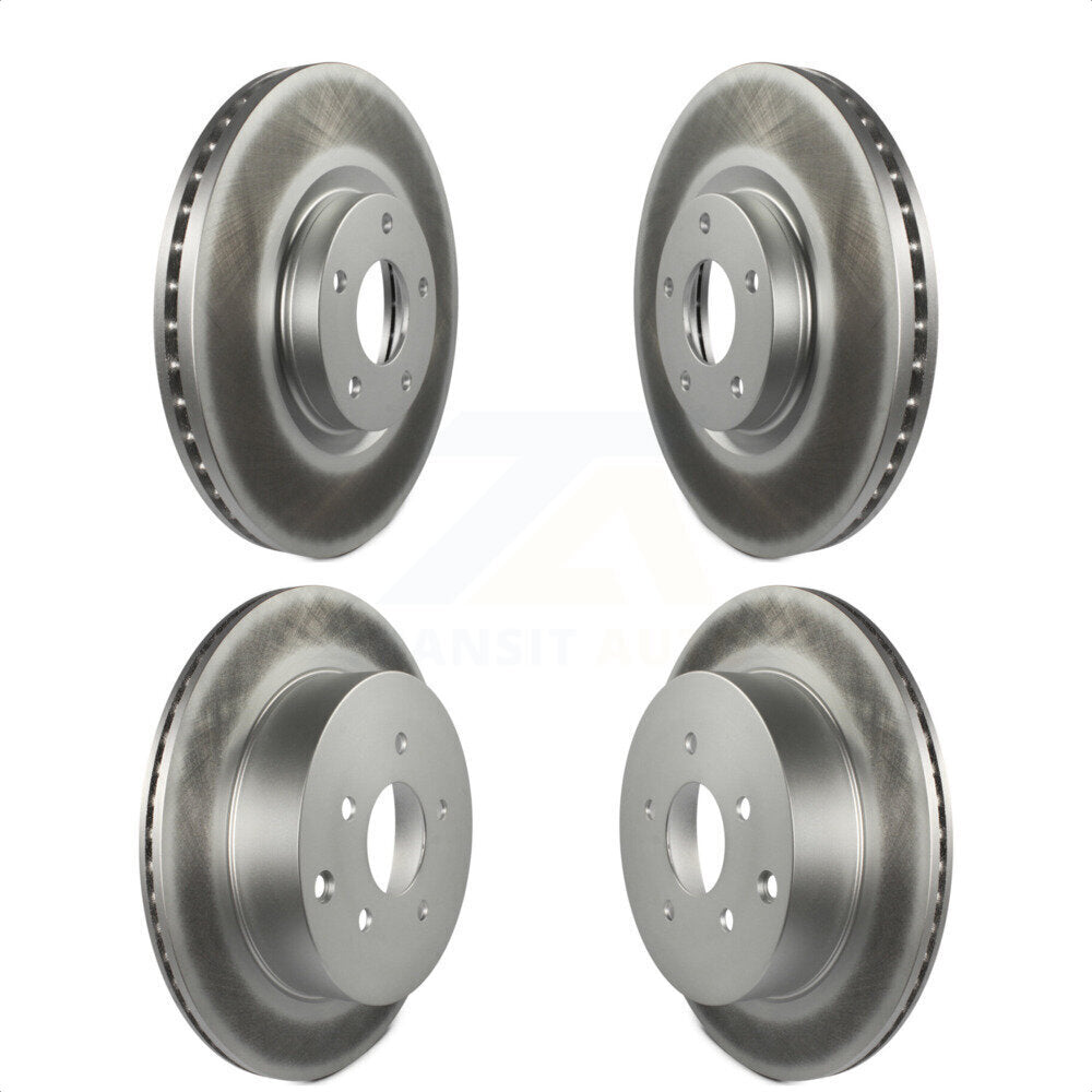 Front Rear Coated Disc Brake Rotors Kit For Nissan Murano Infiniti FX35 FX45 INFINITI KG-100952