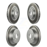 Front Rear Coated Disc Brake Rotors Kit For Nissan Murano Infiniti FX35 FX45 INFINITI KG-100952