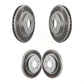 Front Rear Coated Disc Brake Rotors Kit For 2002-2008 Jaguar X-Type KG-100953