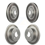 Front Rear Coated Disc Brake Rotors Kit For Nissan Altima Maxima KG-100966